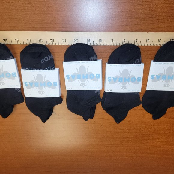 Bombas Socks Women's Small Solids Ankle Sock Qty 2 Pairs New - Picture 8 of 9